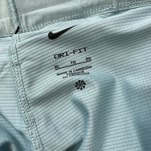 Nike Running Shorts Sz XL Mens Dri Fit Stride 7" 2 in 1 Turquoise Teal $65 - Picture 10 of 11